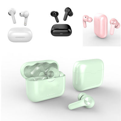 Los auriculares inalámbricos IPX5 del oído de los auriculares de botón de la cancelación de ruido activa híbrida impermeabilizan Bluetooth 5,0 auriculares estéreos de TWS